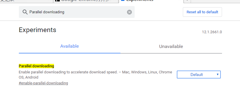 Google Chrome打开多线程下载详解